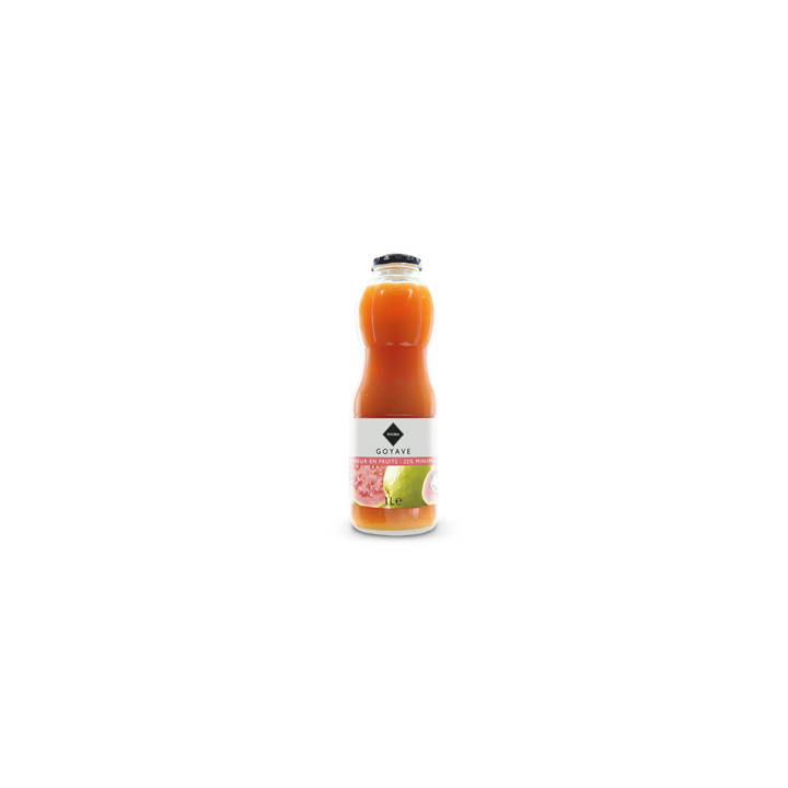 6 Bouteilles en Verre de Nectar de Goyave Gilbert 6 x 1 L - Grossiste boissons, fournisseur de boissons, boissons en gros avec C