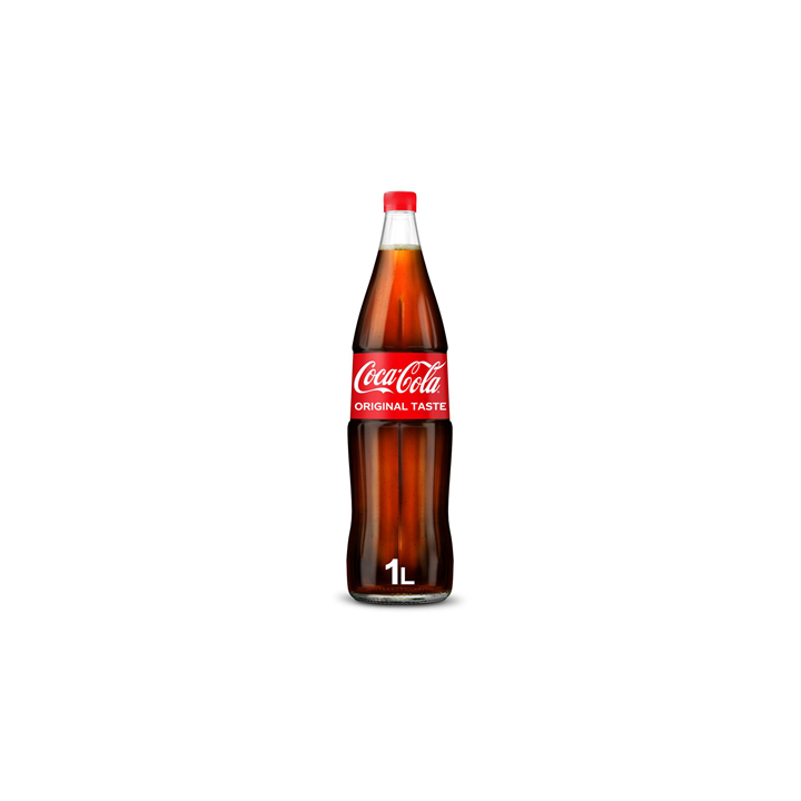 6 Bouteilles de Coca-Cola Verre Consigné 12 x 1 L - Grossistes boissons, boissons en gros avec ClicMarket