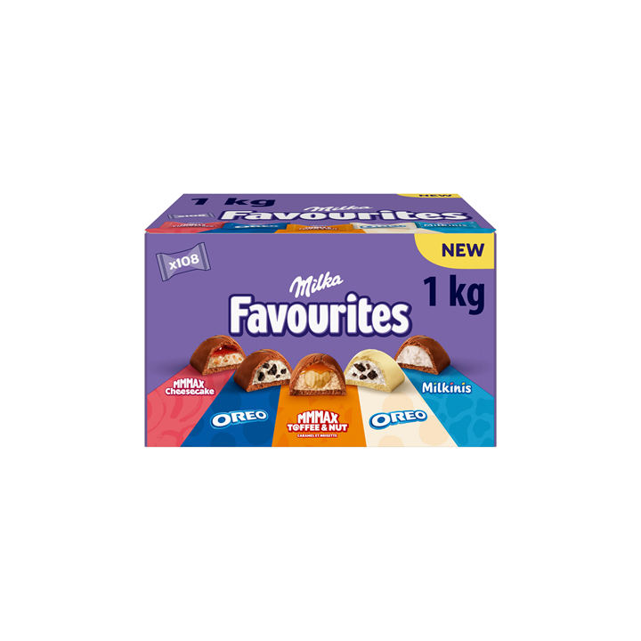 108 Pralines Chocolat Milka Favourites - Grossiste boissons, fournisseur de boissons, boissons en gros avec ClicMarket