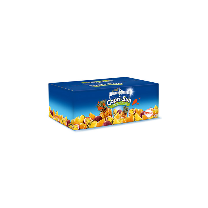 10 Gourdes de Jus Tropical Capri-Sun 10 x 20 CL -  Grossiste boissons, fournisseur de boissons, boissons en gros avec ClicMarket