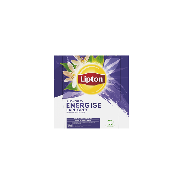 100 Sachets de Thé Earl Grey Lipton - Grossiste boissons, fournisseur de boissons avec ClicMarket