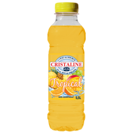 24 Bouteilles d'Eau Cristaline au Jus de Fruits Tropical 24 x 50 CL - Grossiste boissons, fournisseur de boissons, boissons en g