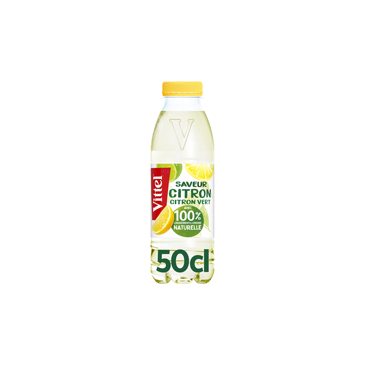 24 Bouteilles D'Eau Vittel Citron & Citron Vert 24 x 50 CL - Grossiste boissons, fournisseur de boissons, boissons en gros avec