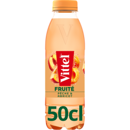 24 Bouteilles d'Eau Vittel Fruité Pêche Abricot 24 x 50 CL - Grossiste boissons, fournisseur de boissons, boissons en gros avec