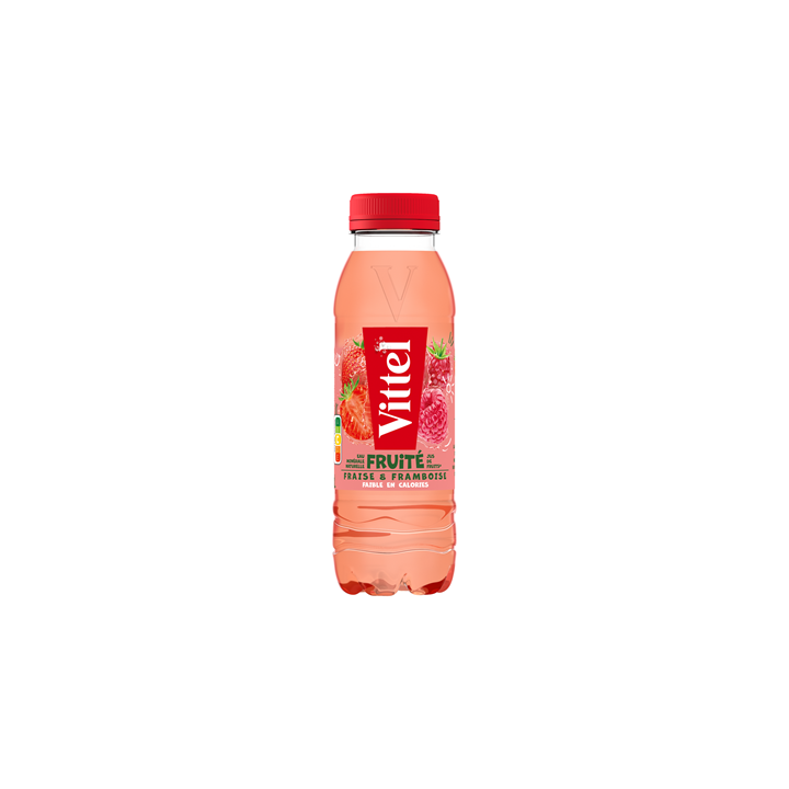24 Bouteilles d'Eau Vittel Fruité Fraise Framboise 24 x 50 CL - Grossiste boissons, fournisseur de boissons, boissons en gros av