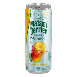 24 Canettes Maison Perrier Juice Ananas & Mangue 24 x 33 CL - Grossiste boissons, fournisseur de boissons, boissons en gros avec