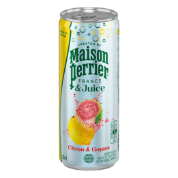 24 Canettes Maison Perrier Juice Citron & Goyave 24 x 33 CL - Grossiste boissons, fournisseur de boissons, boissons en gros avec