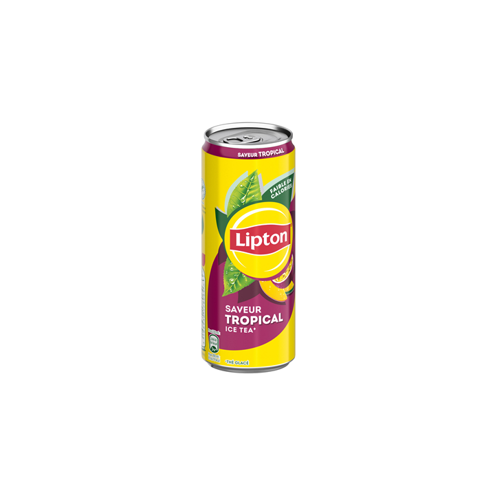 24 Canettes d'Ice Tea Tropical Lipton 24 x 33 CL - Grossiste boissons, fournisseur de boissons, boissons en gros avec ClicMarket