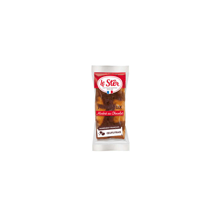 36 P'ti Moelleux Marbé au Chocolat Le Ster 36 x 40 G - Grossiste boissons, fournisseur de boissons, boissons en gros avec ClicMa