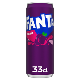 12 Canettes de Fanta Cassis 12 x 33 CL - Grossiste boissons, fournisseur de boissons, boissons en gros avec ClicMarket