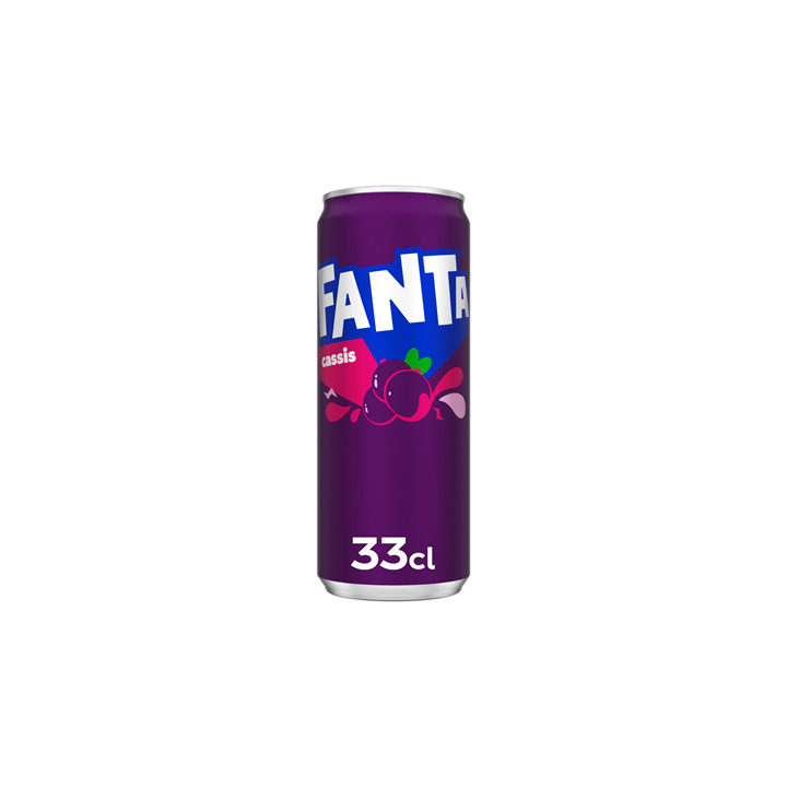 12 Canettes de Fanta Cassis 12 x 33 CL - Grossiste boissons, fournisseur de boissons, boissons en gros avec ClicMarket