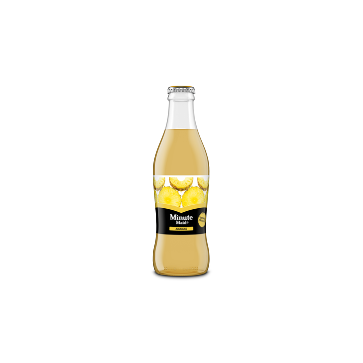 24 Bouteilles en Verre Consigné de Minute Maid Ananas 24 x 25 CL - Grossiste boissons, fournisseur de boissons, boissons en gros
