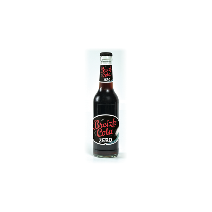 18 Bouteilles en Verre de Breizh Cola Zéro 18 x 33 CL - Grossiste boissons, fournisseur de boissons, boissons en gros avec ClicM
