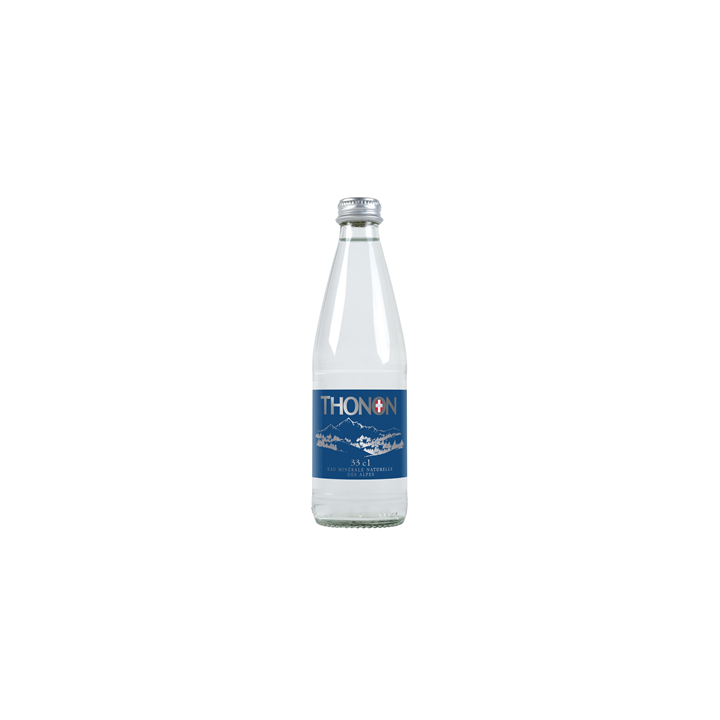 24 Bouteilles en Verre d'Eau Minérale Thonon 24 x 33 CL - Grossiste boissons, fournisseur de boissons, boissons en gros avec Cli
