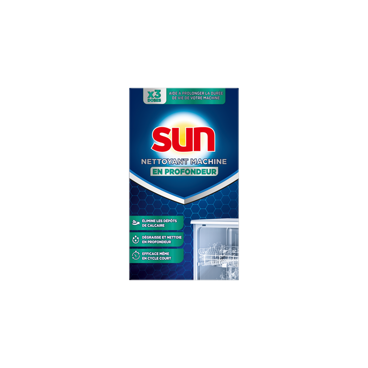 Nettoyant Machine Calgonit 3 Doses Sun - Achats de produits ménagers avec ClicMarket