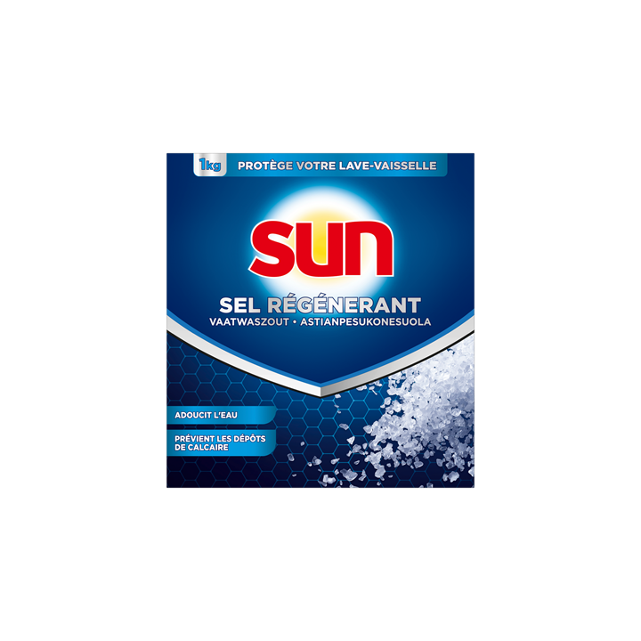Sel Régénérant Sun 4 x 1 KG - Achats de produits ménagers avec ClicMarket