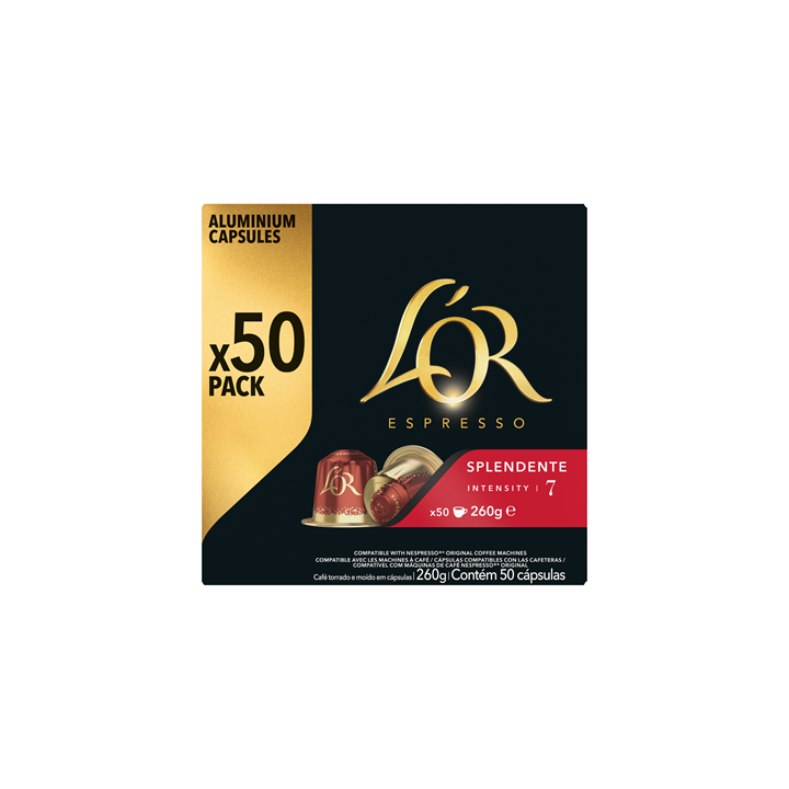 10 Capsules Café L'Or Espresso Spendente - Grossiste boissons, fournisseur de boissons