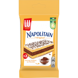 24 Sachets de 2 Napolitain L'Original de Lu 24 x 60 G - Grossiste boissons, fournisseur de boissons, boissons en gros avec ClicM