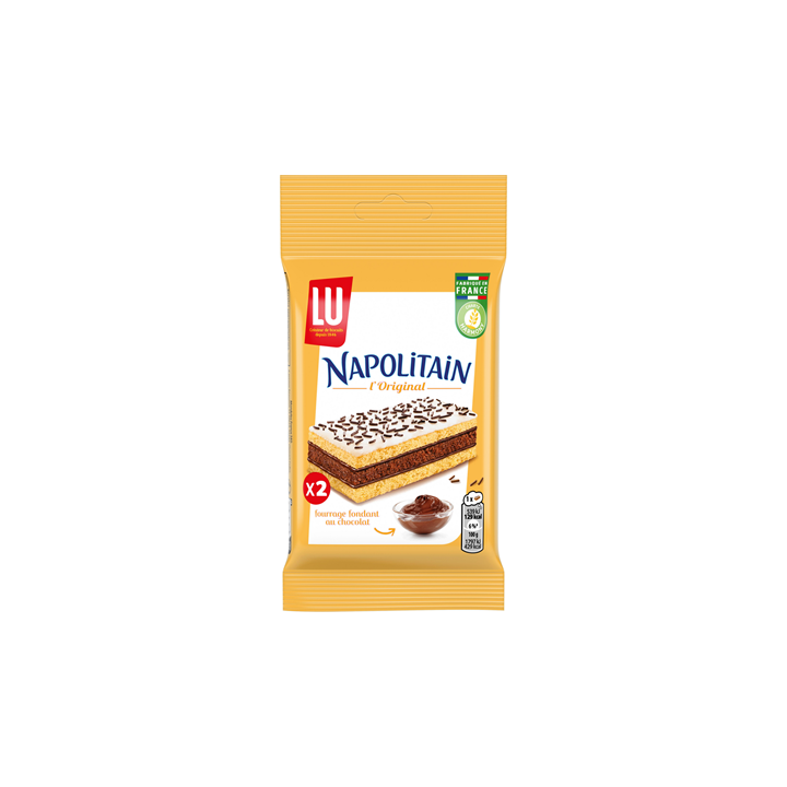 24 Sachets de 2 Napolitain L'Original de Lu 24 x 60 G - Grossiste boissons, fournisseur de boissons, boissons en gros avec ClicM