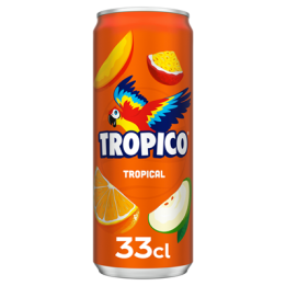 24 Canettes de Tropico Tropical 24 x 33 CL -  Grossiste boissons, fournisseur de boissons, boissons en gros