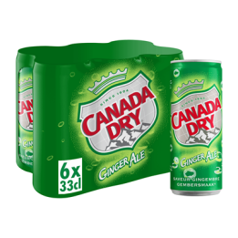24 Canettes de Canada Dry 33 CL - Vos courses en ligne livrées à domicile avec ClicMarket