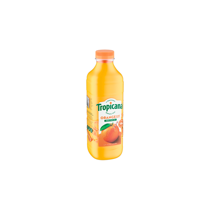 6 Bouteilles de Tropicana Orange Sans Pulpe 6 x 1 L - Grossiste boissons, fournisseur de boissons