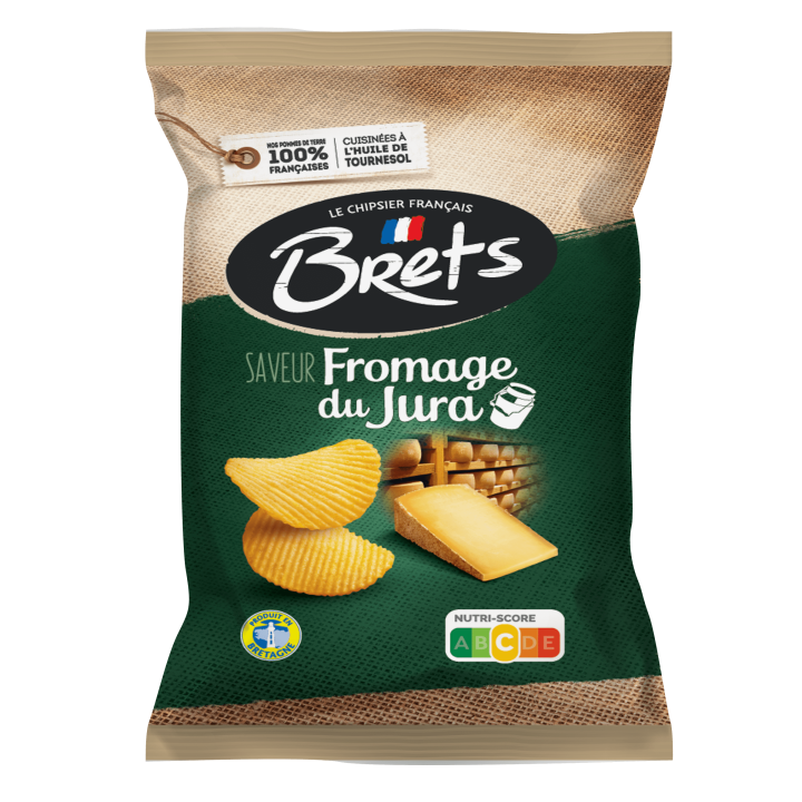Chips Saveur Fromage du Jura Brets 125 G - Grossiste boissons, fournisseur de boissons, boissons en gros avec ClicMarket
