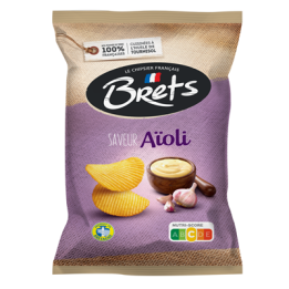 Chips Saveur Aïoli Brets 125 G - Grossiste boissons, fournisseur de boissons, boissons en gros avec ClicMarket