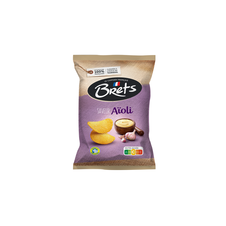 Chips Saveur Aïoli Brets 125 G - Grossiste boissons, fournisseur de boissons, boissons en gros avec ClicMarket