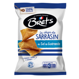 Chips de Sarrasin au Sel de Guérande Brets 120 G - Grossiste boissons, fournisseur de boissons, boissons en gros avec ClicMarket