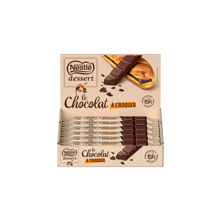 14 Mini Tablette de Chocolat à Croquer Nestlé Dessert 14 x 32 G - Grossiste boissons, fournisseur de boissons, boissons en gros