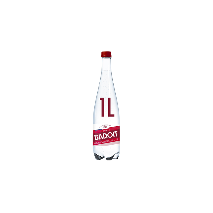 Badoit Rouge Eau Minérale Gazeuse Intensément Pétillante 6 x 1 L - Vos courses en ligne livrées à domicile avec ClicMarket