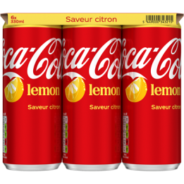 24 Canettes de Coca-Cola Lemon 24 x 33 CL - Grossiste boissons, fournisseur de boissons, boissons en gros avec ClicMarket