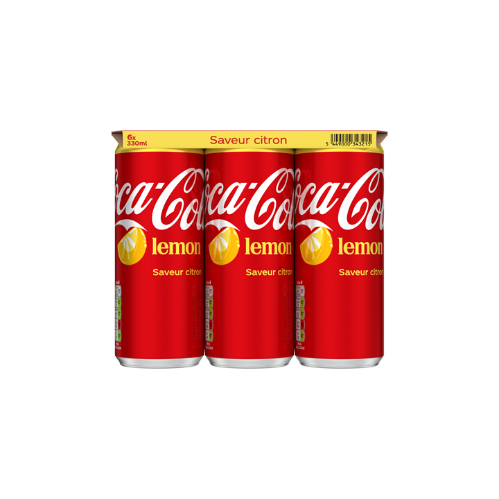 24 Canettes de Coca-Cola Lemon 24 x 33 CL - Grossiste boissons, fournisseur de boissons, boissons en gros avec ClicMarket
