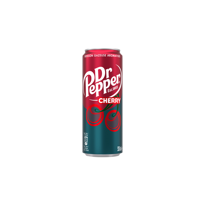 12 Canettes de Dr Pepper Cherry 12 x 33 CL - Grossiste boissons, fournisseur de boissons, boissons en gros avec ClicMarket
