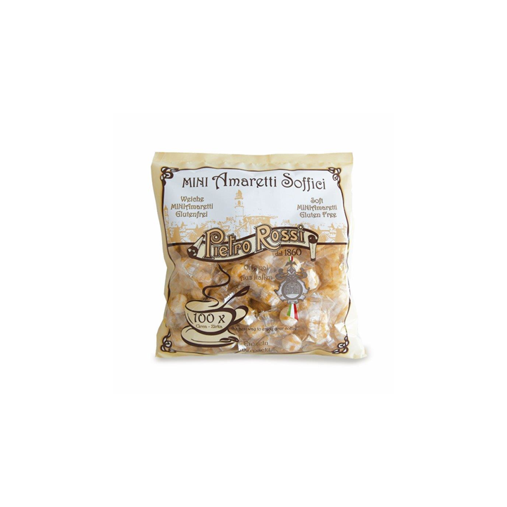 100 Mini Sachets d'Amaretti Moelleux Pietro Rossi 500 G - Grossiste boissons, fournisseur de boissons, boissons en gros avec Cli