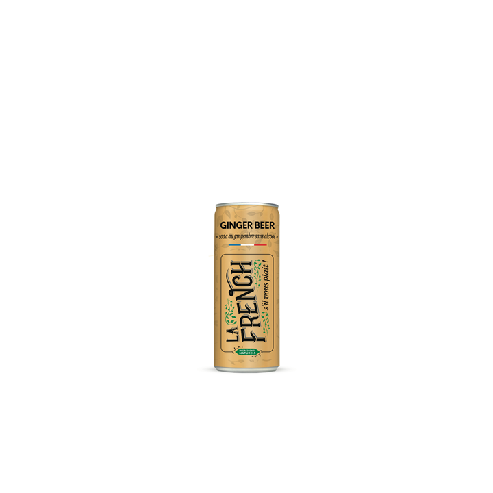 12 Canettes de Ginger Beer La French S'Il Vous Plait 12 x 25 CL - Grossiste boissons, fournisseur de boissons, boissons en gros