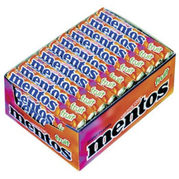 40 Rouleaux de Mentos Fruits 40 x 38 G - Vos courses en ligne livrées à domicile avec ClicMarket