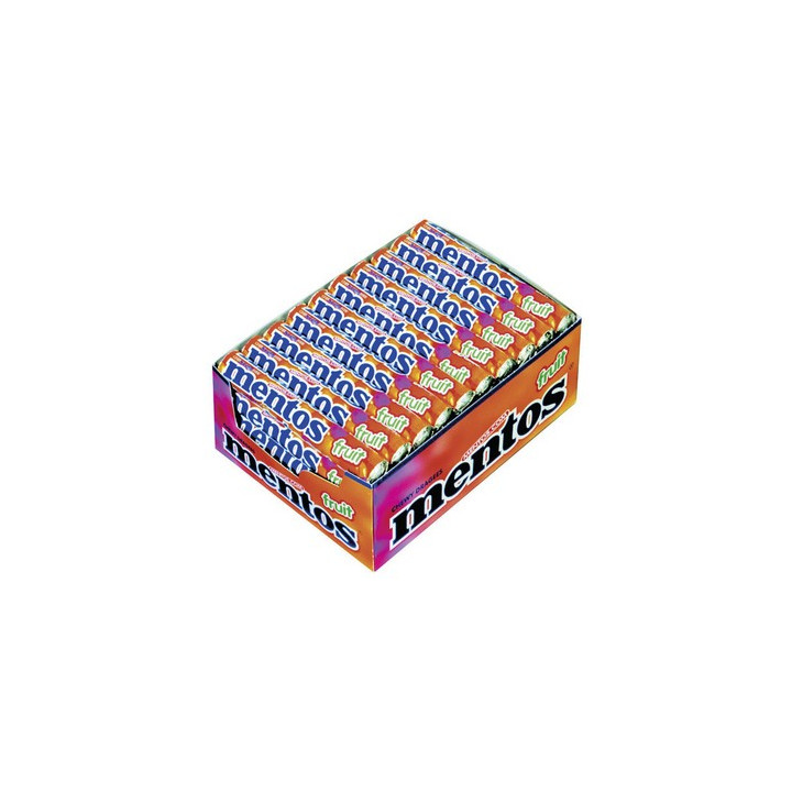 40 Rouleaux de Mentos Fruits 40 x 38 G - Vos courses en ligne livrées à domicile avec ClicMarket